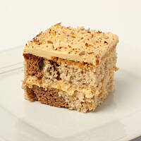 Białkowiec czekoladowo-kokosowy z kajmakiem