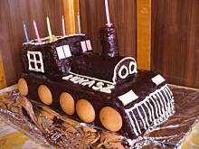 Fot. irnin, Ciuchcia-Tort czekoladowy z wkładką kokosową