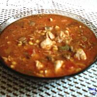 Zupa z  kurczakiem i kapustą pekińską