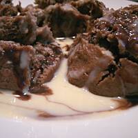 Czekoladowe buchty-kluski na parze