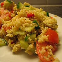 Szybka salatka z kuskusem