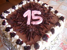 Fot. czekoladka145, Tort urodzinowy mojej córki