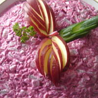 Sałatka z buraczków matyjasów i ogórków