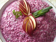 Fot. czekoladka145, Sałatka z buraczków matyjasów i ogórków