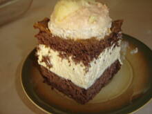 Fot. czekoladka145, Smakołyk kakaowy z kremem i cisteczkiem kokosowym