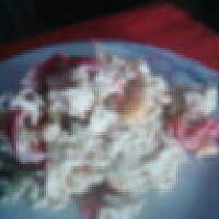 Sałatka z chińskich zupek curry i kurczaka