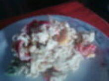 Fot. osulka, Sałatka z chińskich zupek curry i kurczaka