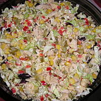 sałatka z zupek chińskich- kolorowa