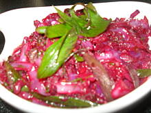 Fot. xoxoxo, Salatka obiadowa z buraczkow i czerwonej kapusty