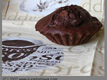 Fot. kuchcik, Mufinki czekoladowe z orzechami