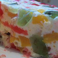 Torcik galaretkowo śmietankowy