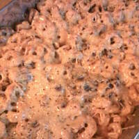 Zapiekanka z pierożkami tortellini