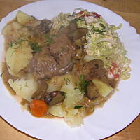 Gulasz  wołowy  w 30 min