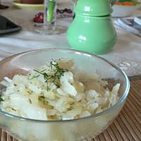 Anduli Kapusta włoska na ciepło z jabłkiem