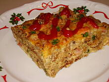 Fot. Necik, zapiekanka z placków ziemniaczanych