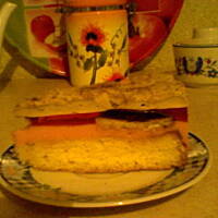 Tort jogurtowy truskawkowo-cappuccino