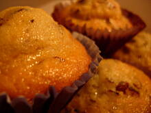 Fot. topsiuniaa, Muffiny z orzechami laskowy i rodzynkami