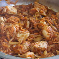 Piersi kurczaka z marchewką