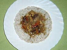 Fot. Ollcia, Gulasz drobiowy z papryką i grzybami po mojemu