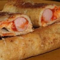 parówki w naleśnikach