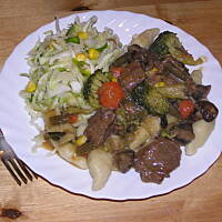 Szybki gulasz jesienny ze skubańcami