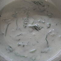 Chlodnik z zielona salata