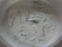 Fot. kuleczka, Chlodnik z zielona salata