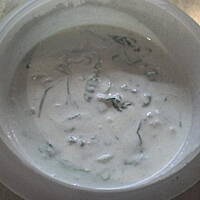 Chlodnik z zielona salata