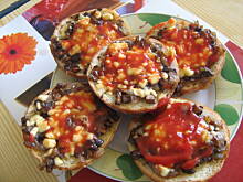 Fot. Majka2, Zapiekanka z leśnymi grzybami