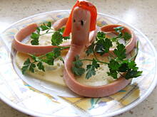 Fot. ilka76, Ośmiorniczka -pomysł na parówkę