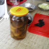 Grzybowo-mięsno -pyzowy frykas wg hrabiego X