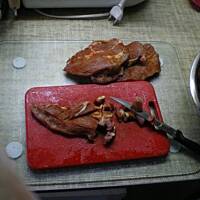 Grzybowo-mięsno -pyzowy frykas wg hrabiego X