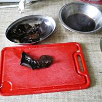 Grzybowo-mięsno -pyzowy frykas wg hrabiego X