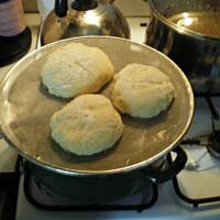 Grzybowo-mięsno -pyzowy frykas wg hrabiego X