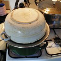 Grzybowo-mięsno -pyzowy frykas wg hrabiego X