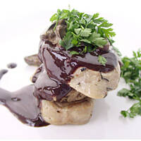 Polędwiczki w sosie czekoladowym