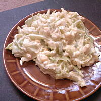 Prosta sałatka z pora