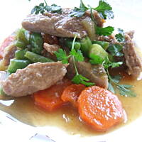 Cielęcina z warzywami