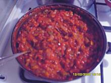 Fot. Wróbelek, zapiekanka z sosem pomidorowym i serem