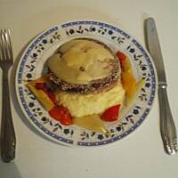 Złota muszla z perłą - przekąska hrabiego X