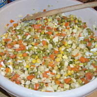 Sałatka  warzywna  Megi