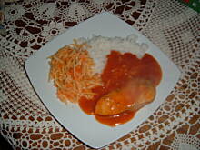 Fot. anex, Filet z KURCZAKA z bazylią w sosie pomidorowym