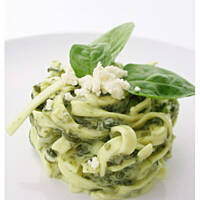 Tasiemki serowo-szpinakowe