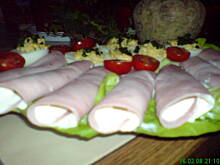 Fot. kuleczka, Ruloniki z szynki z masa