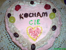 Fot. kuleczka, tort walentynkowy