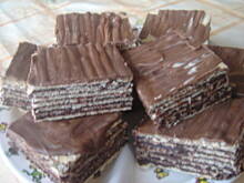 Fot. kamila1234, Waflowy przekładaniec kakaowo rumowo orzechowy