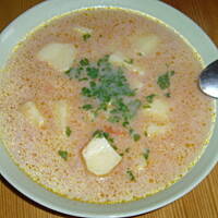 Prosta kartoflanka z pomidorami