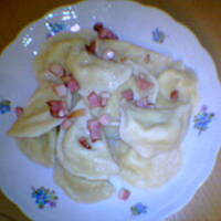 Pierogi ruskie ze skwarkami