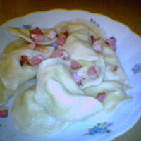 Pierogi ruskie ze skwarkami