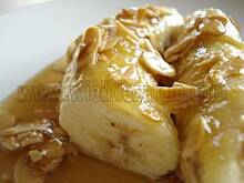 Fot. atena, banany miodowo-karmelowe z migdalami